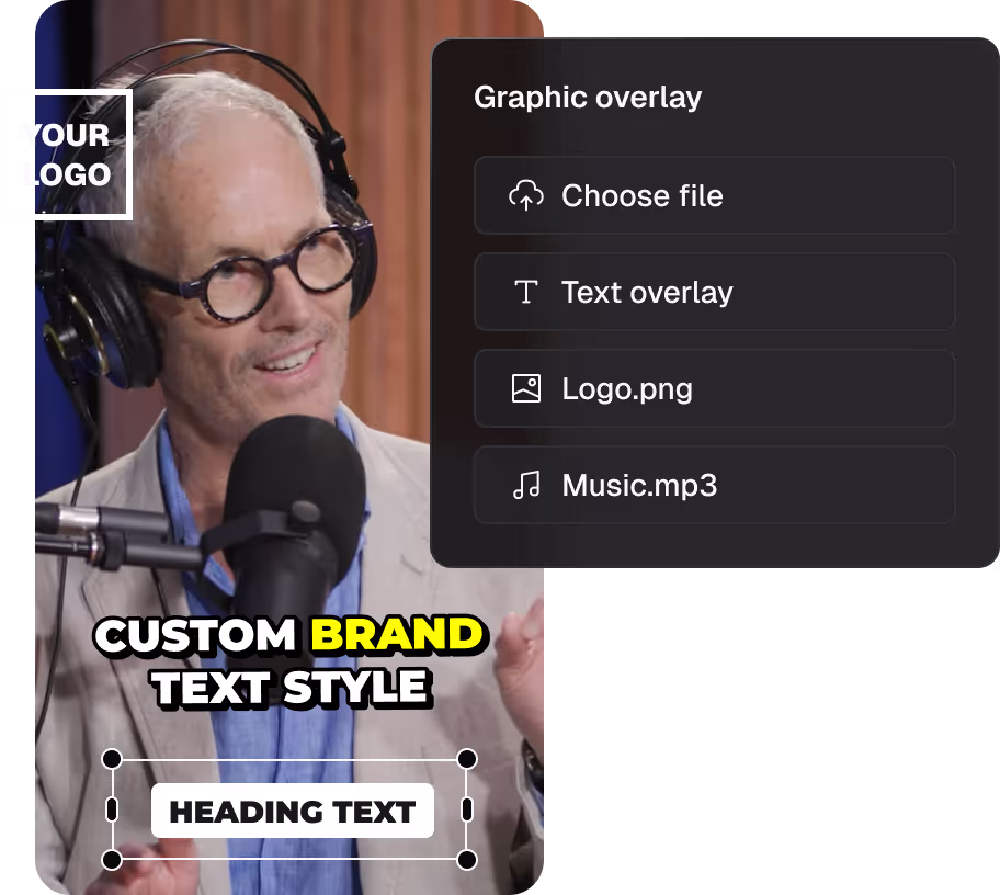 Upload custom media assets